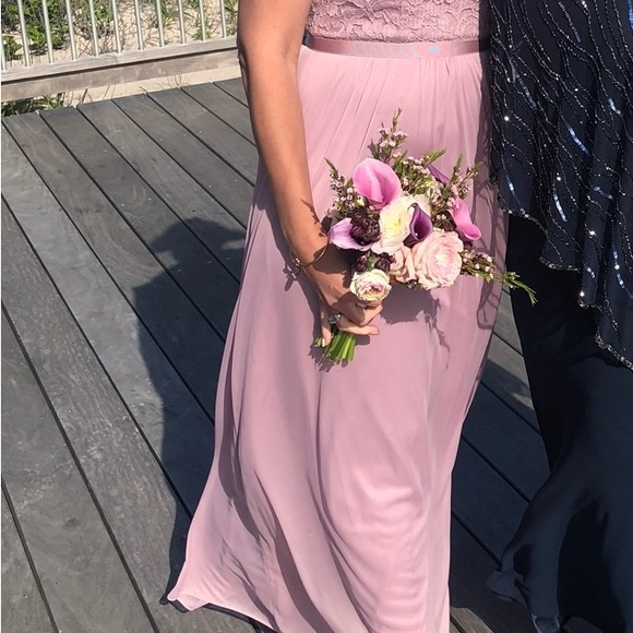 Donated Prom Dress Drive       Bridesmaid Wedding Formal Prom long dress lace - Picture 11 of 14